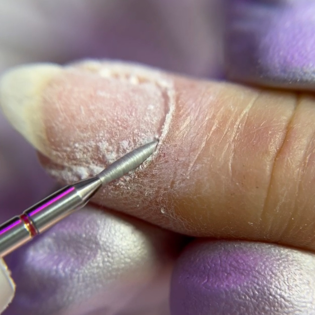 Precision Power: Mastering E-File Cuticle Work